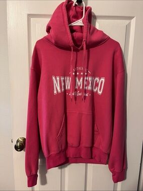 New Mexico Pink Hooded Sweatshirt - Size M